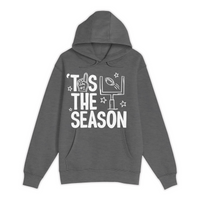 Unisex Small Charcoal Heather Pullover Hooded Sweatshirt