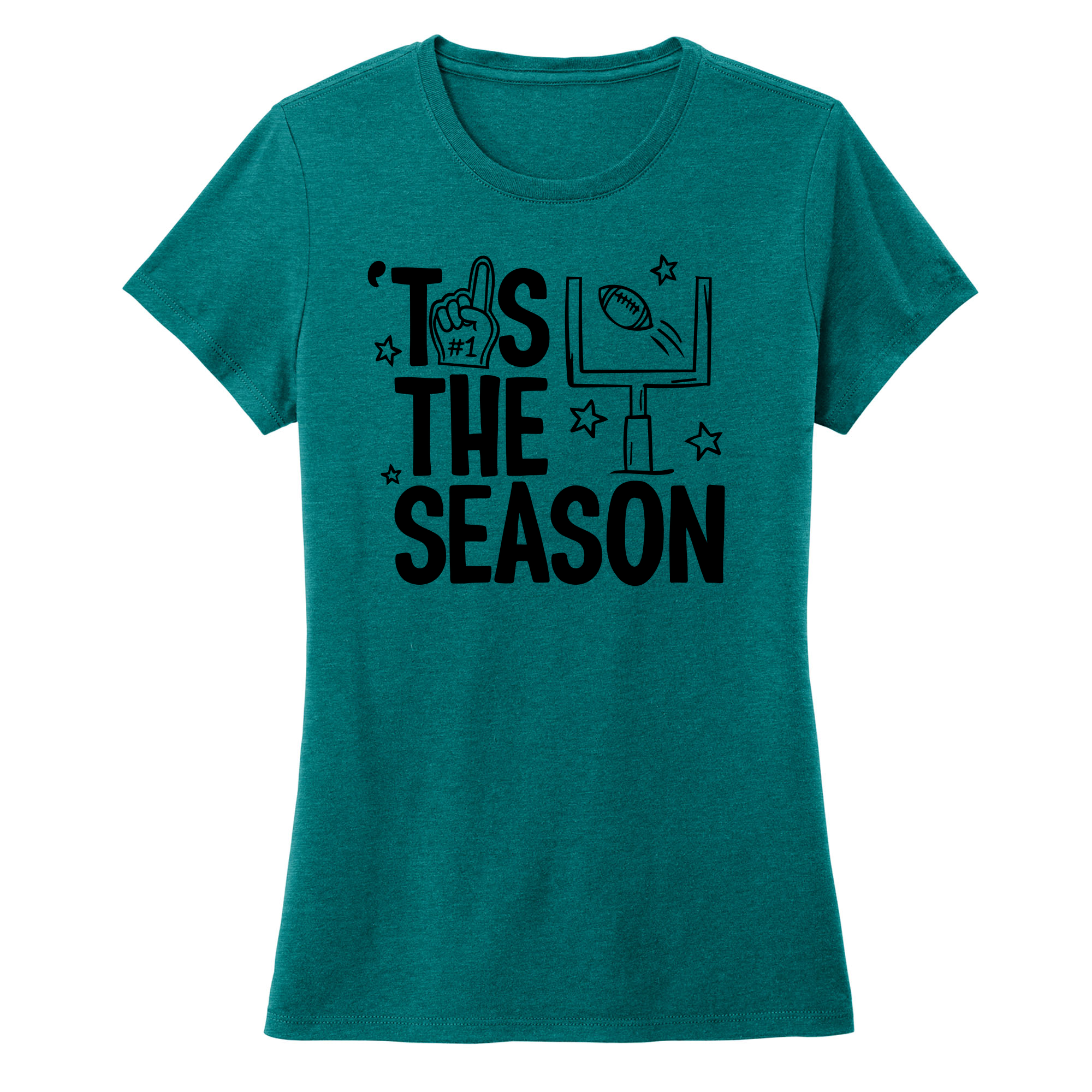 Womens X-Small Teal Style_T-Shirt