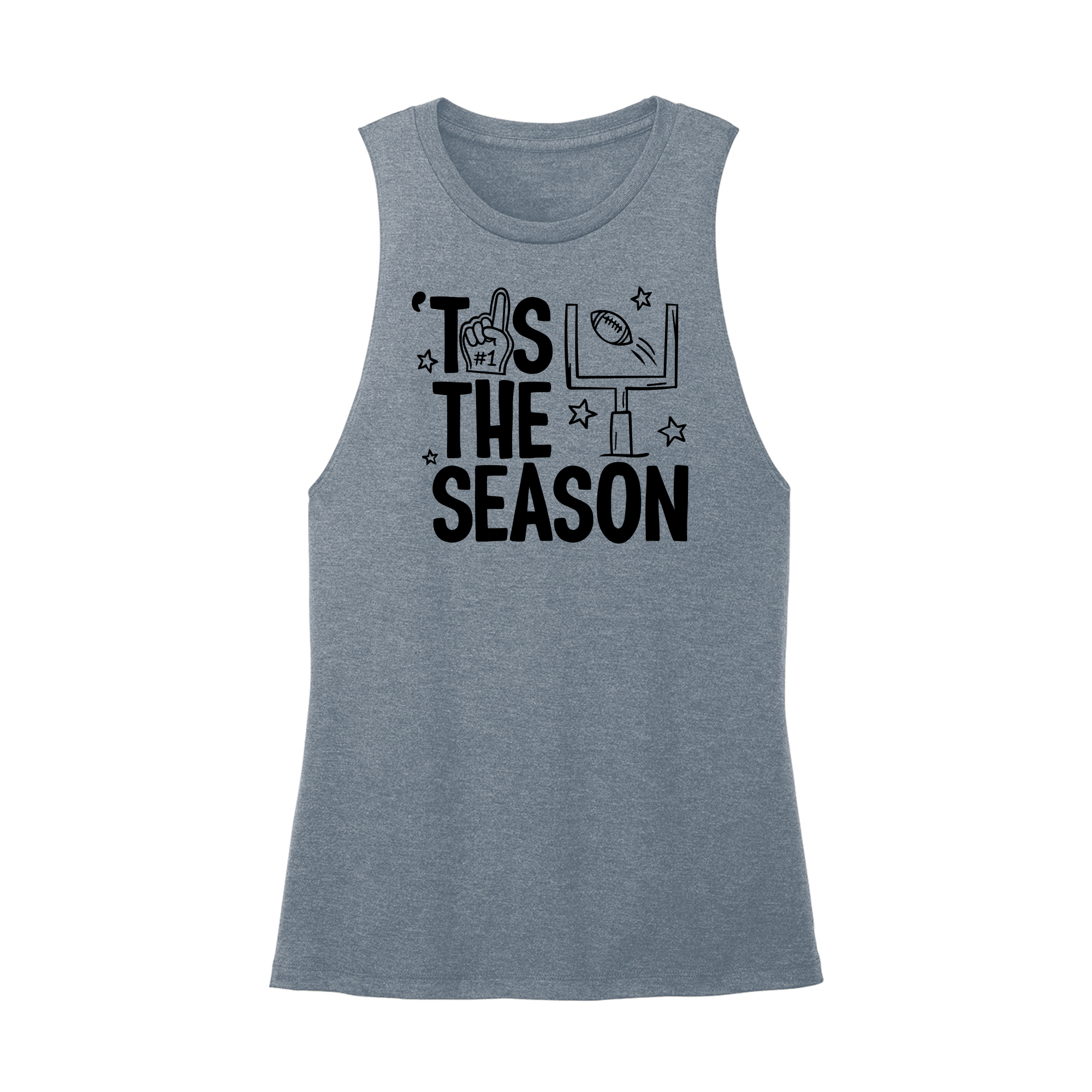 Womens X-Small Teal Muscle Tank