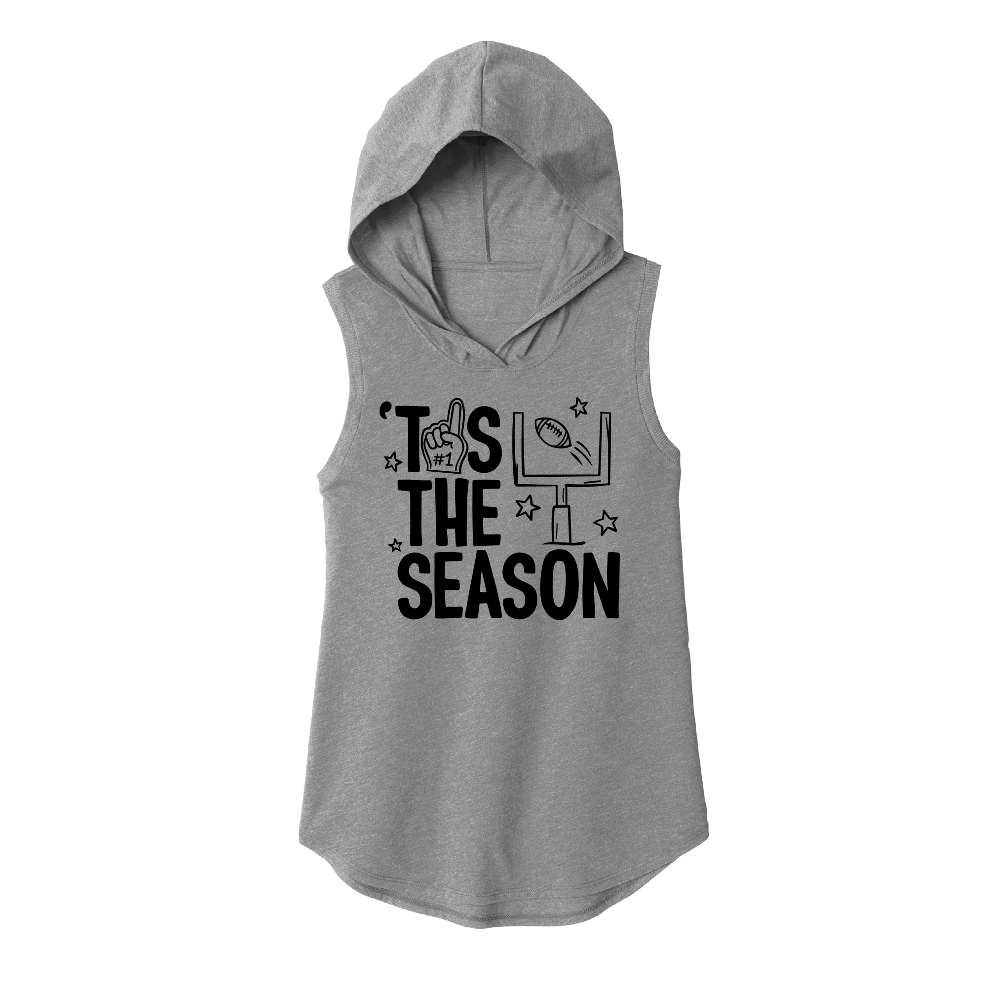 Womens Small Heather Gray Hoodie