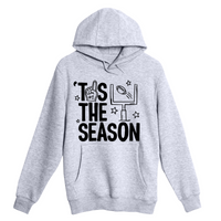 Unisex Small Heather Gray Pullover Hooded Sweatshirt