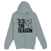 Unisex Small Blue Mist Pullover Hooded Sweatshirt