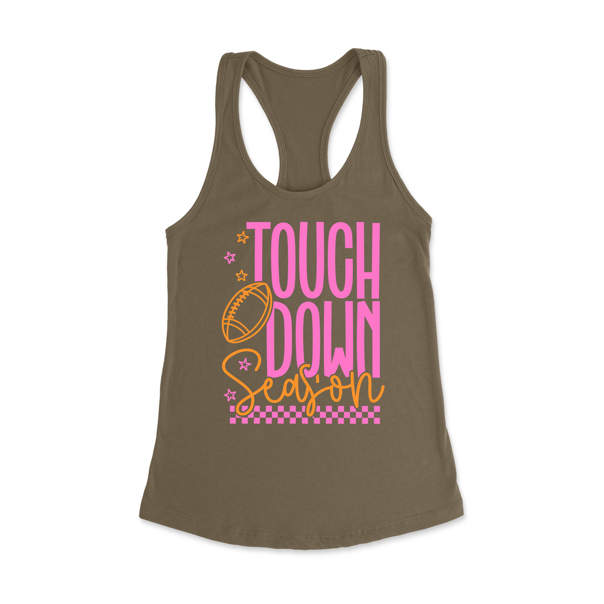 Womens X-Small Military Green Style_Tank Top