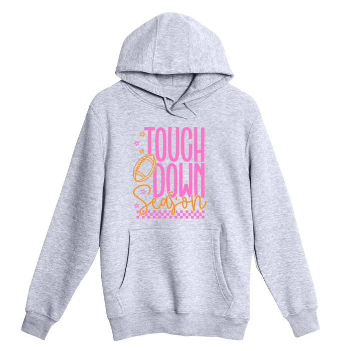 Unisex Small Heather Gray Pullover Hooded Sweatshirt