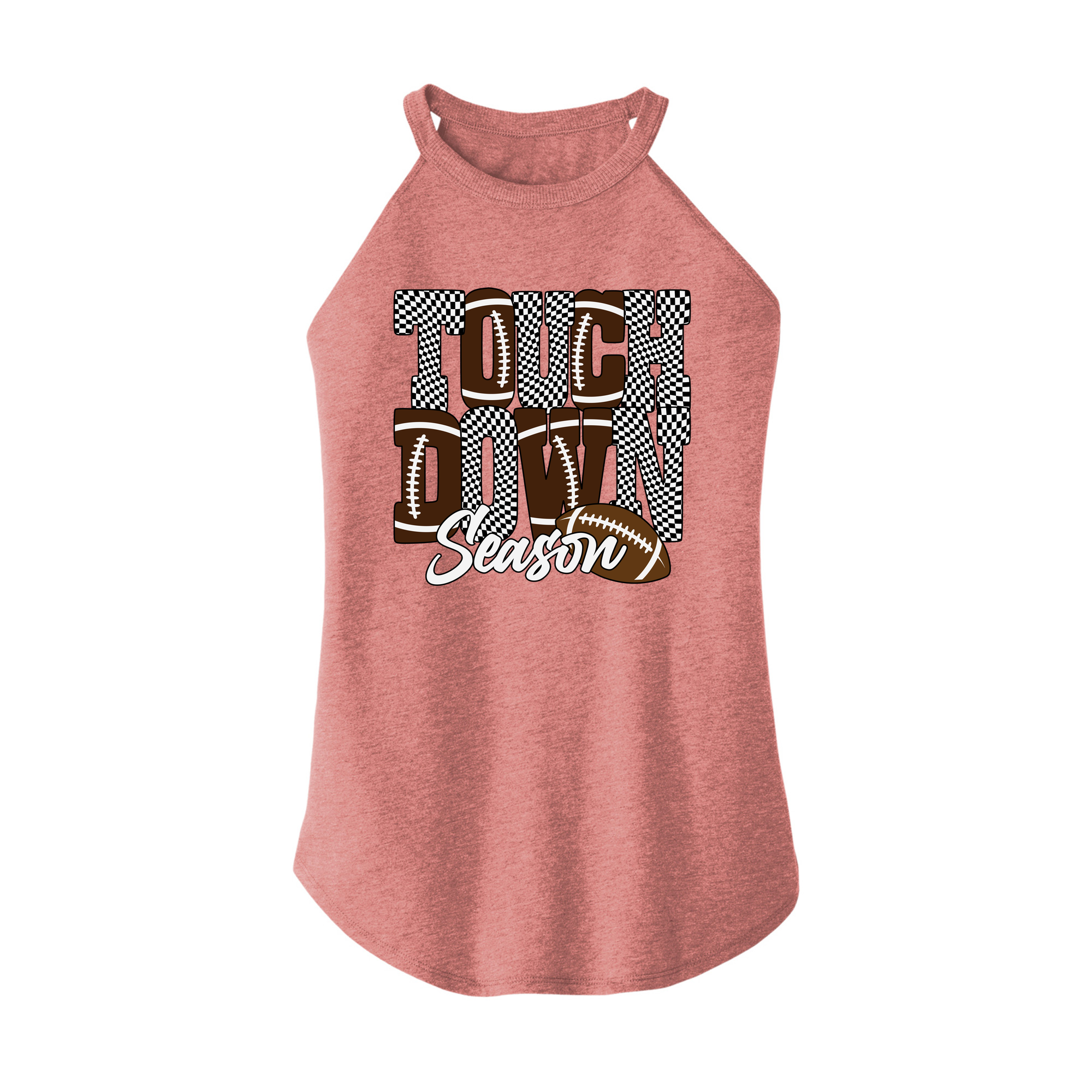 Womens X-Small Light Pink Rocker Tank Top