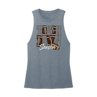 Womens X-Small Teal Muscle Tank