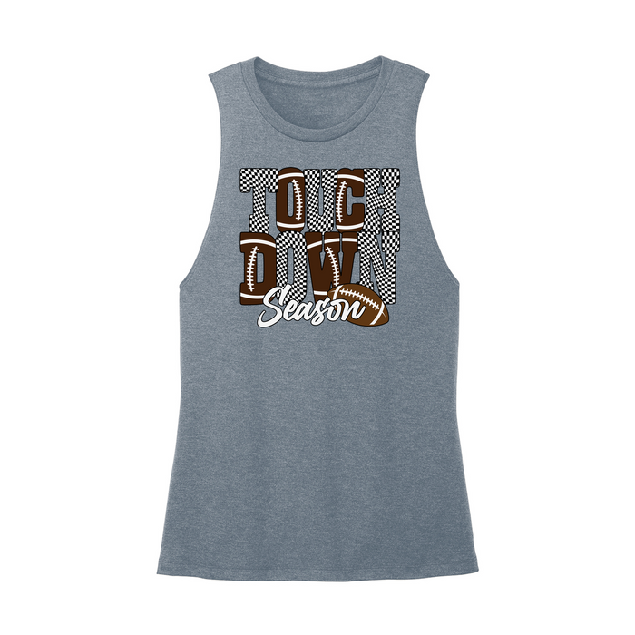 Womens X-Small Teal Muscle Tank