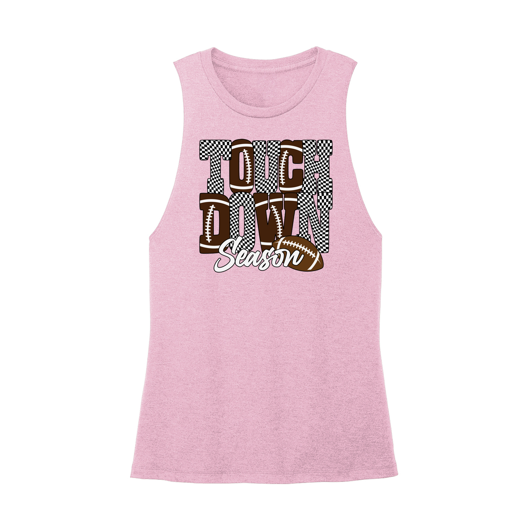 Womens X-Small Light Pink Muscle Tank