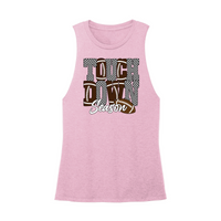 Womens X-Small Light Pink Muscle Tank