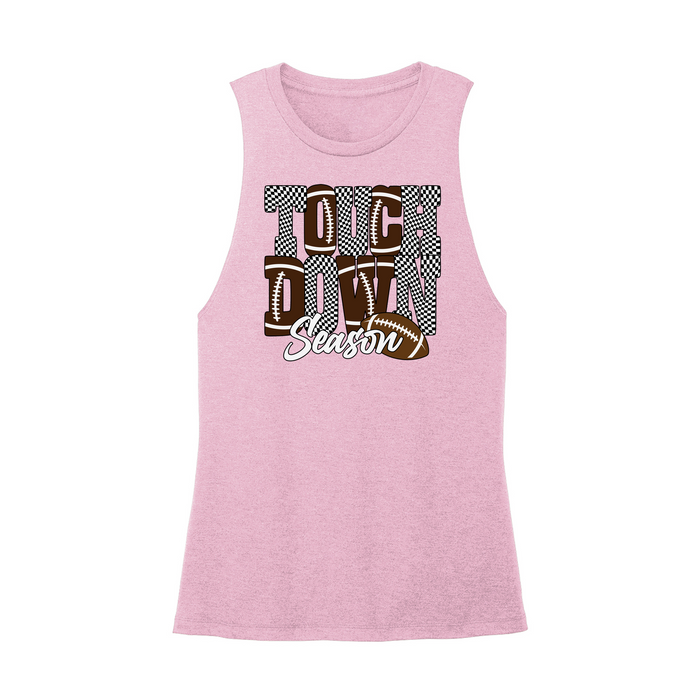 Womens X-Small Light Pink Muscle Tank