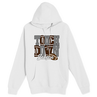 Unisex Small White Pullover Hooded Sweatshirt