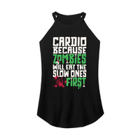 Womens X-Small Black Rocker Tank Top