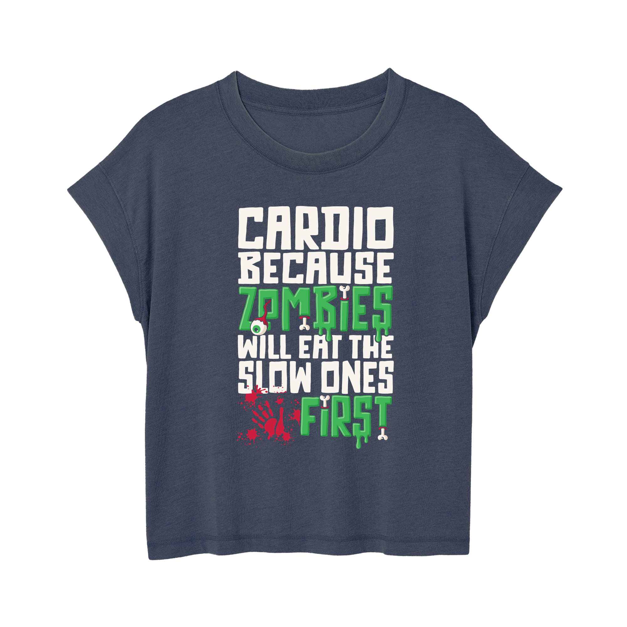 Womens Small Navy Style_T-Shirt