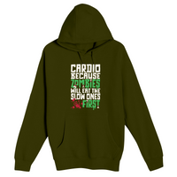 Unisex Small Army Pullover Hooded Sweatshirt