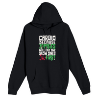 Unisex Small Black Pullover Hooded Sweatshirt