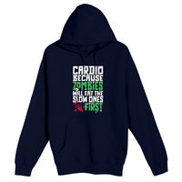 Unisex Small Navy Pullover Hooded Sweatshirt