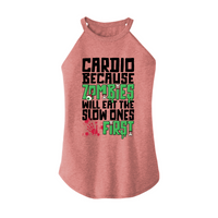 Womens X-Small Light Pink Rocker Tank Top