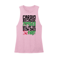 Womens X-Small Light Pink Muscle Tank