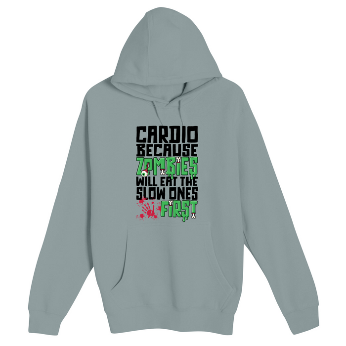 Unisex Small Blue Mist Pullover Hooded Sweatshirt