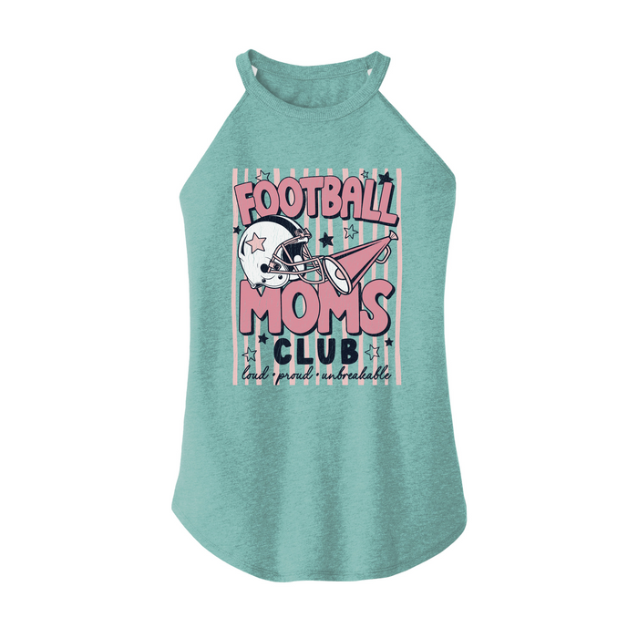 Womens X-Small Teal Rocker Tank Top