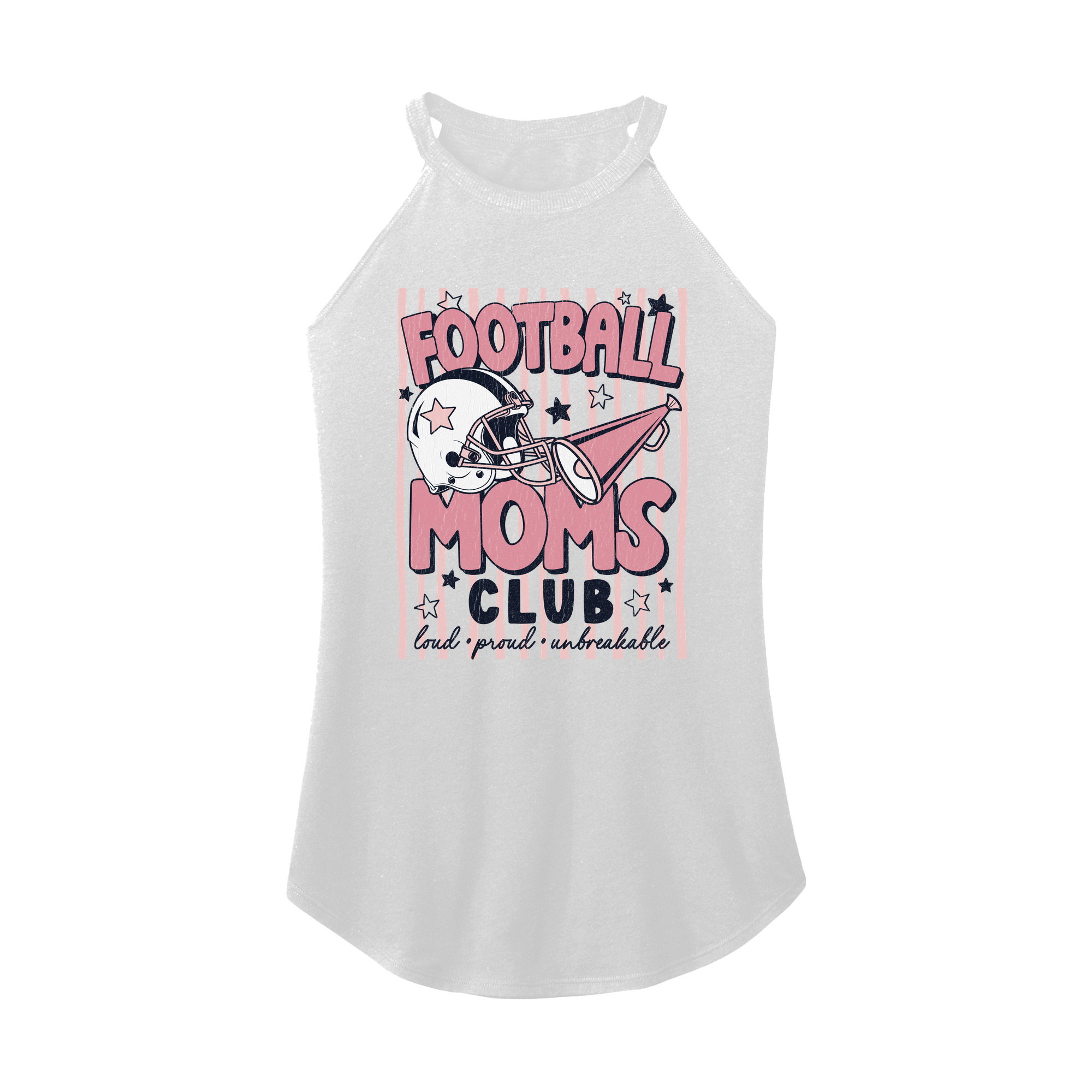 Womens X-Small White Rocker Tank Top