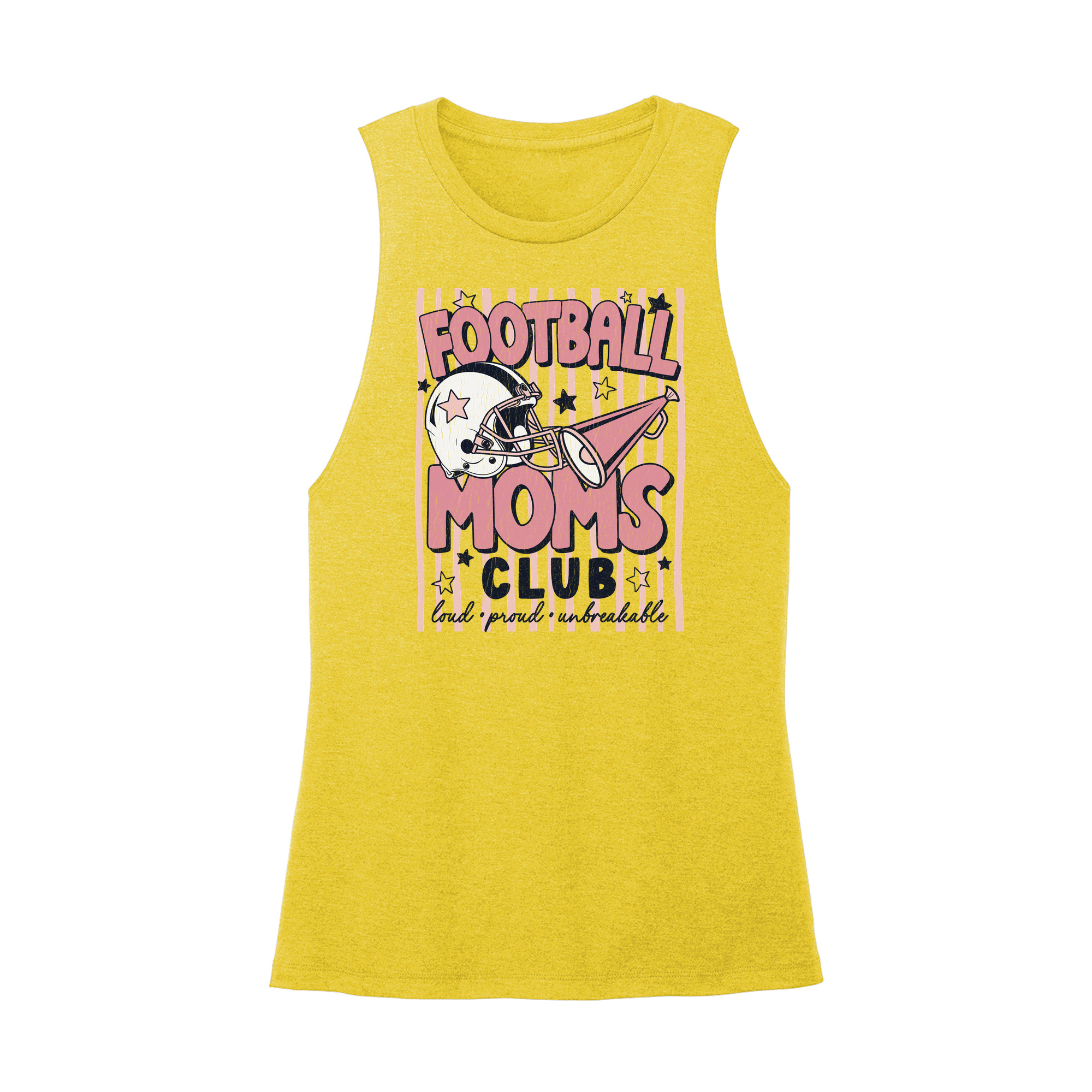 Womens X-Small Yellow Muscle Tank