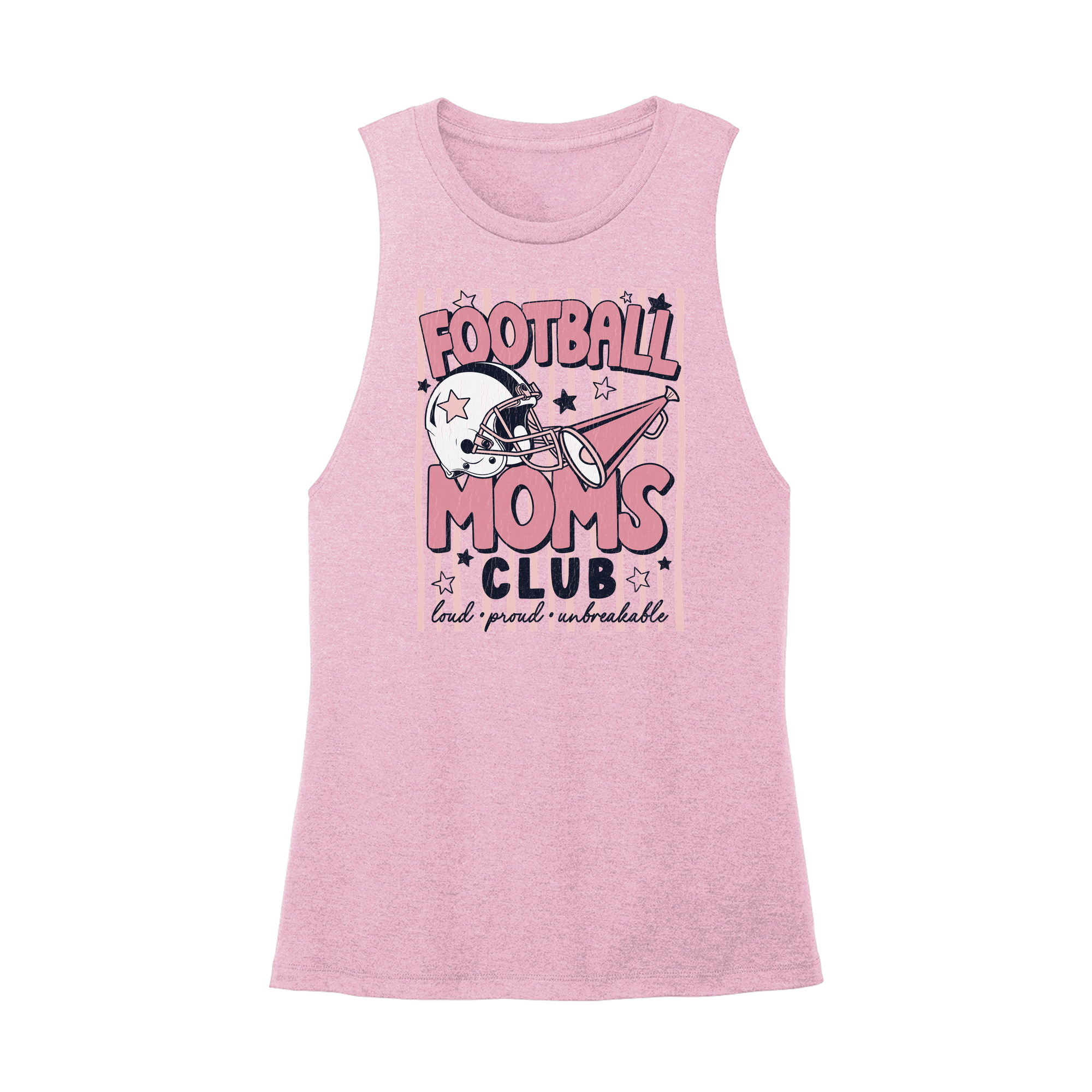 Womens X-Small Light Pink Muscle Tank