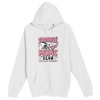 Unisex Small White Pullover Hooded Sweatshirt