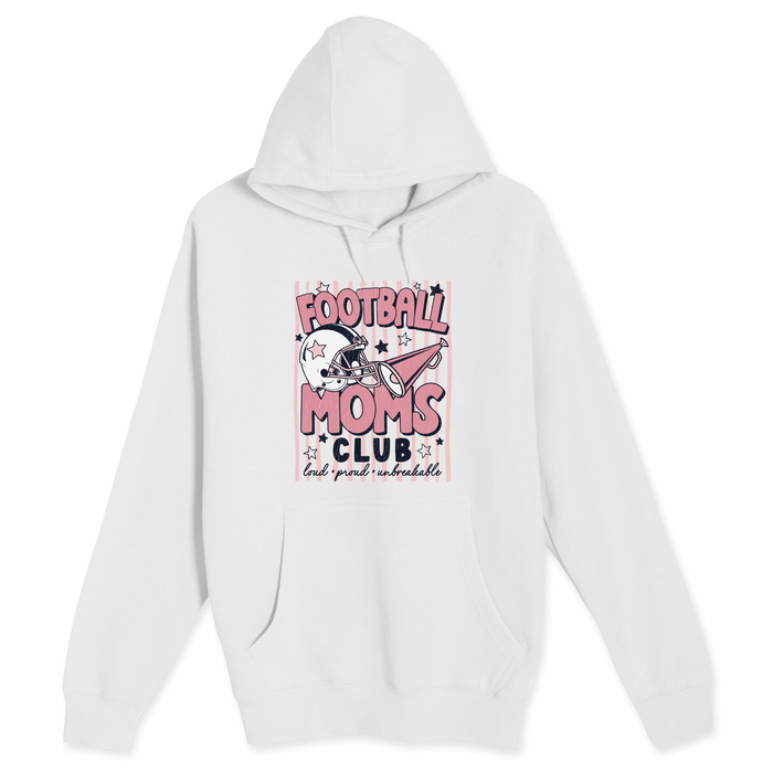 Unisex Small White Pullover Hooded Sweatshirt