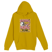 Unisex Small Yellow Pullover Hooded Sweatshirt