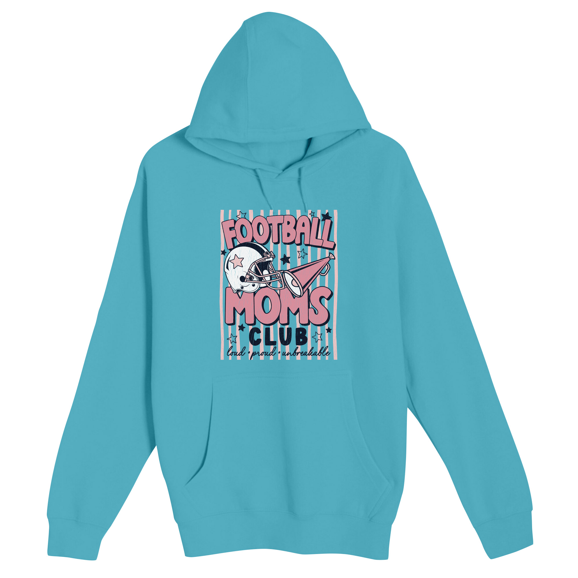 Unisex Small Deep Ocean Pullover Hooded Sweatshirt