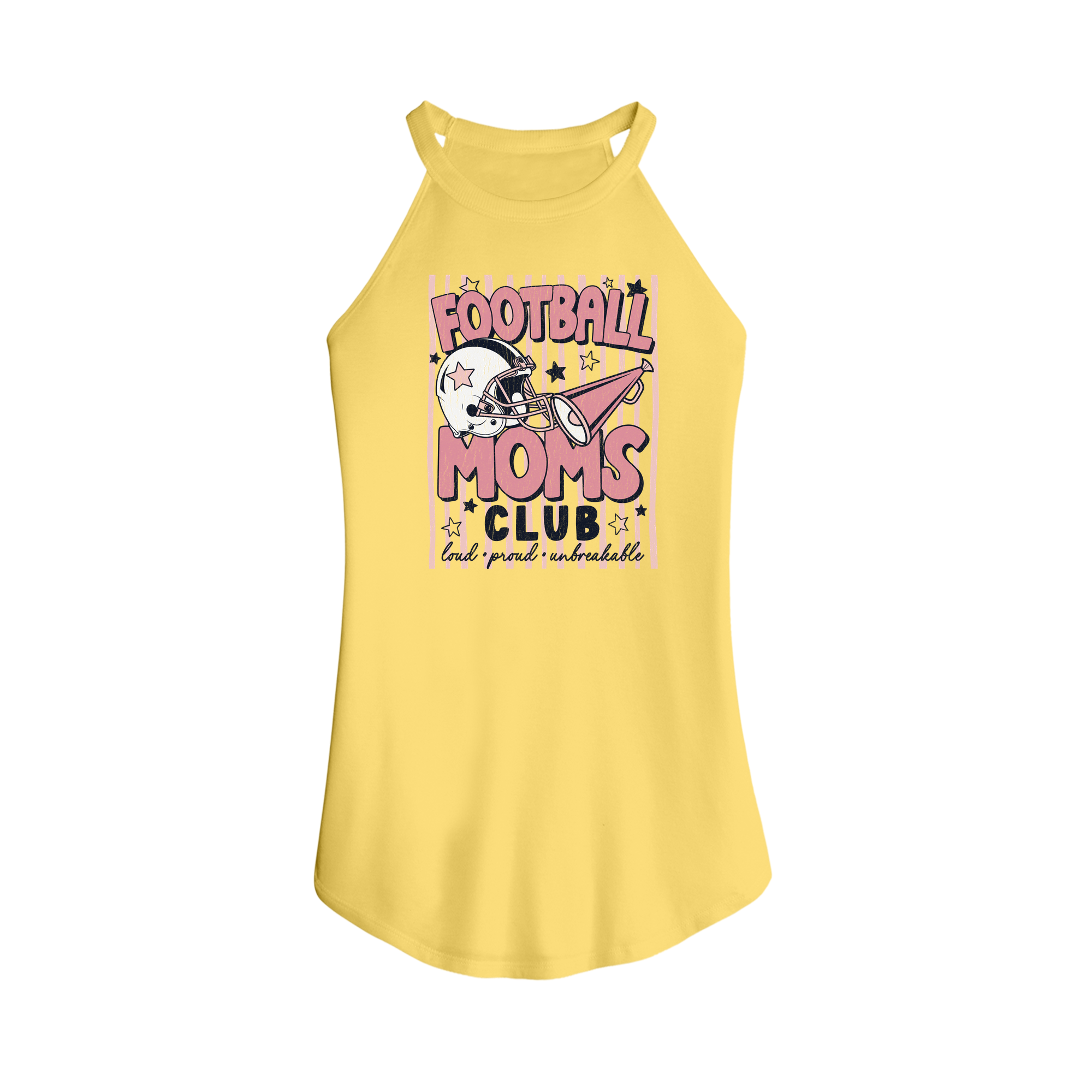 Womens X-Small Yellow Tank Top