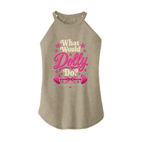 Womens X-Small Sand Rocker Tank Top