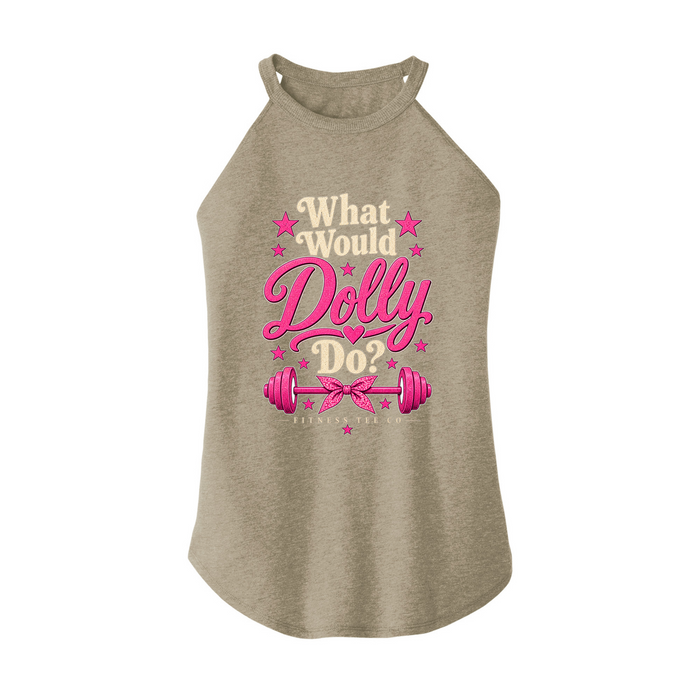 Womens X-Small Sand Rocker Tank Top