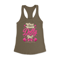 Womens X-Small Military Green Style_Tank Top
