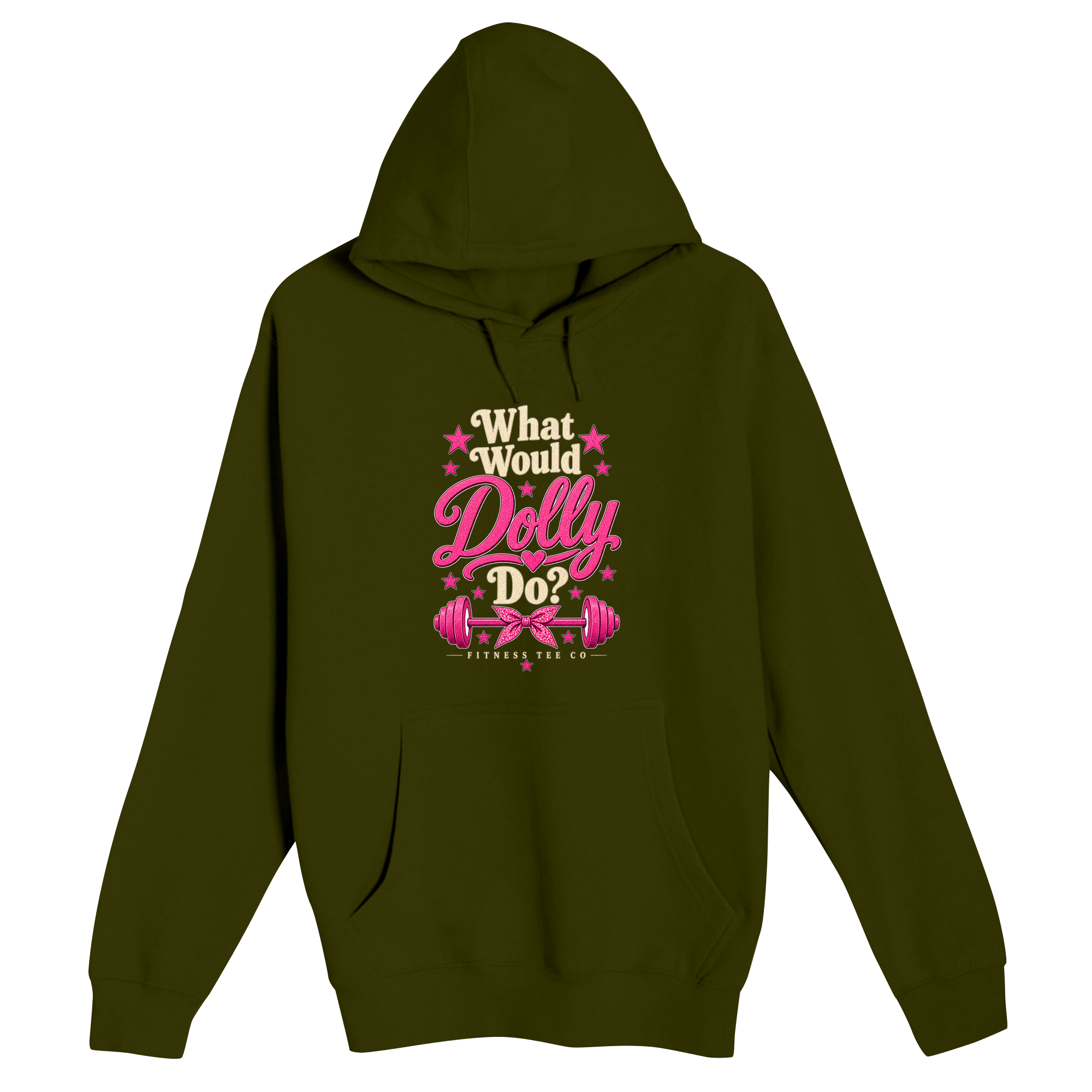Unisex Small Army Pullover Hooded Sweatshirt