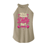 Womens X-Small Sand Rocker Tank Top