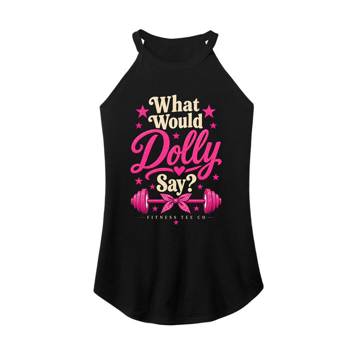 Womens X-Small Black Rocker Tank Top