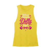 Womens X-Small Yellow Muscle Tank