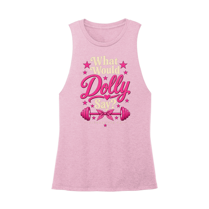 Womens X-Small Light Pink Muscle Tank