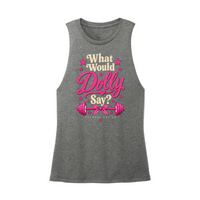 Womens X-Small Dark Gray Muscle Tank