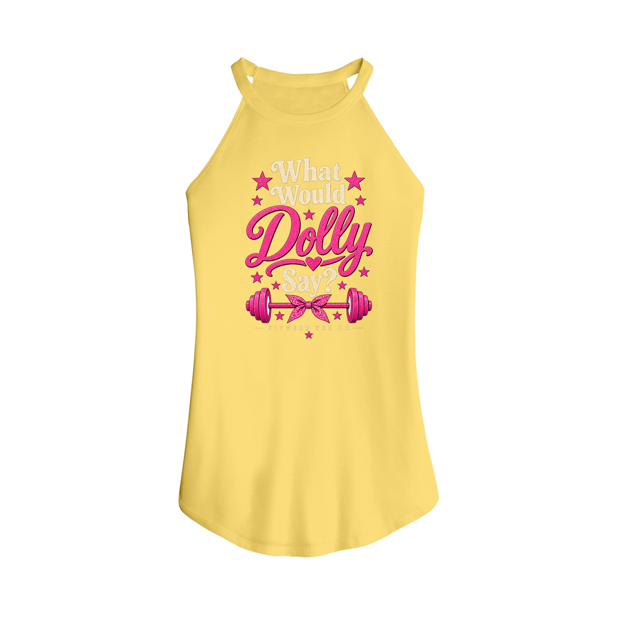 Womens X-Small Yellow Tank Top