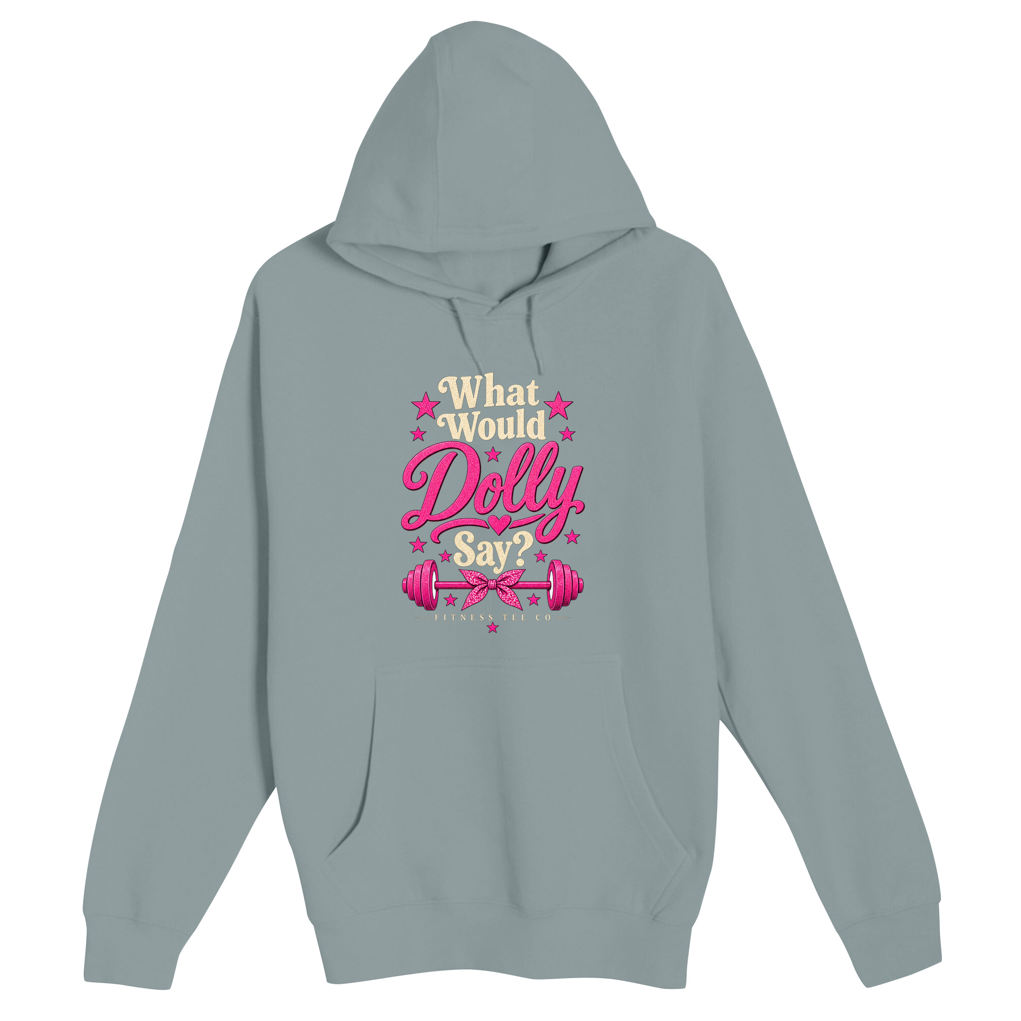 Unisex Small Blue Mist Pullover Hooded Sweatshirt