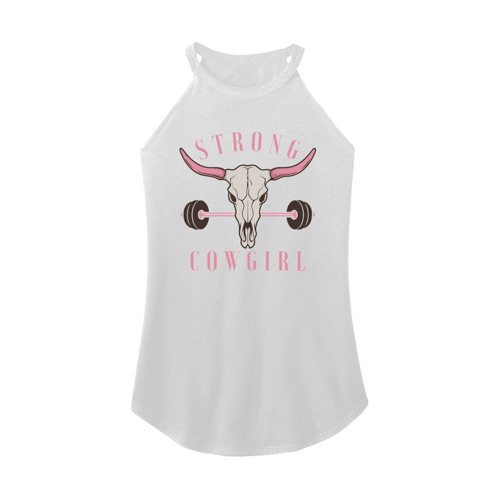 Womens X-Small White Rocker Tank Top