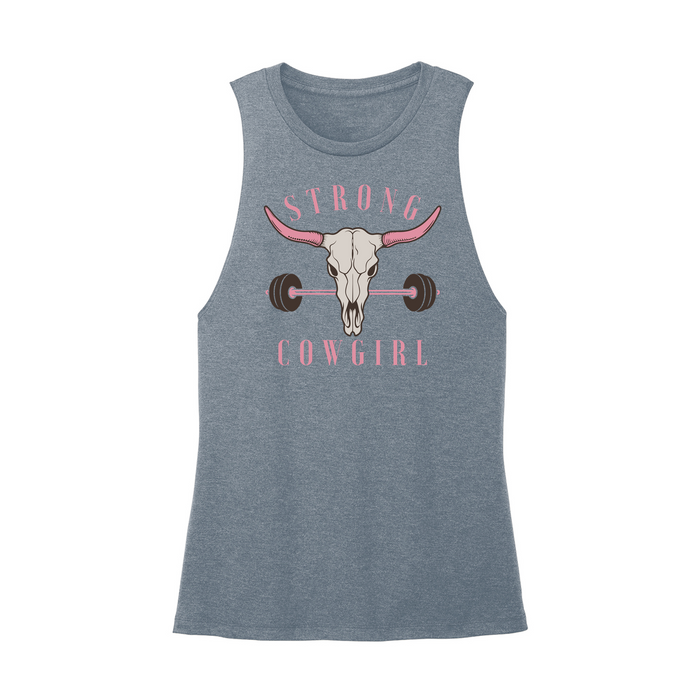 Womens X-Small Teal Muscle Tank