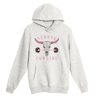 Unisex Small Oatmeal Pullover Hooded Sweatshirt
