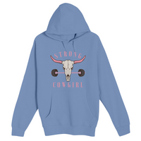Unisex Small Colony Blue Pullover Hooded Sweatshirt