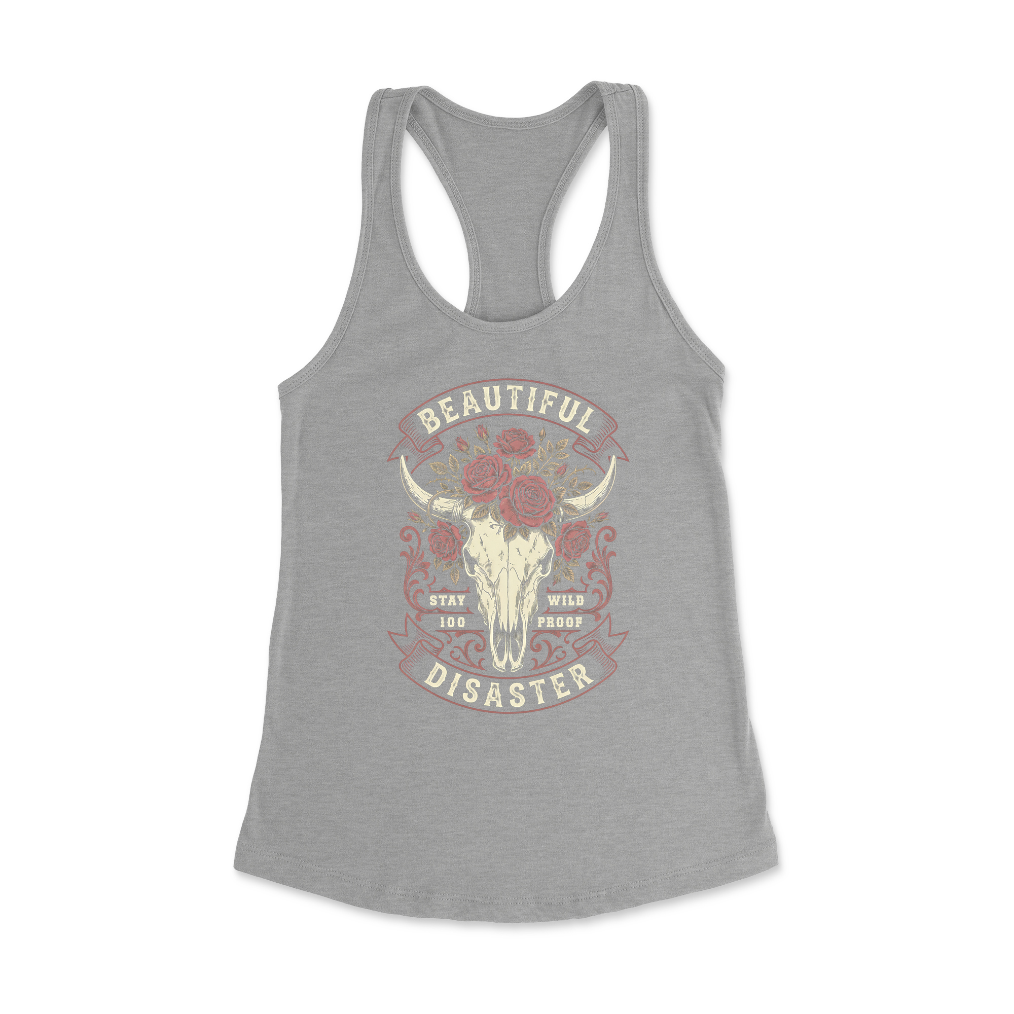 Womens X-Small Heather Gray Style_Tank Top