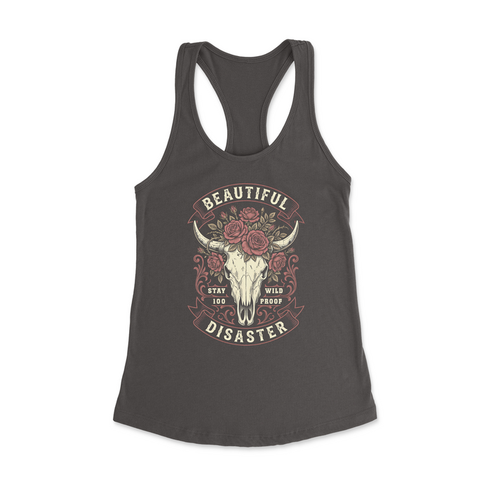Womens X-Small Dark Grey Style_Tank Top