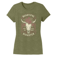 Womens X-Small Military Green Style_T-Shirt